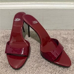 Jeffrey Campbell Burgundy Patent Heels